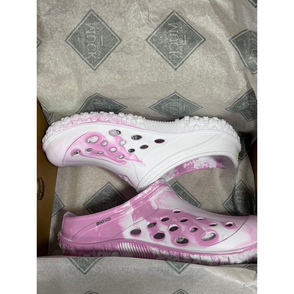 Muck Boot Company Kids Muckster Lite Clog Pink White Marble Size US 5M NIB